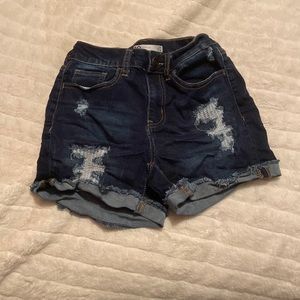 jean shorts never worn